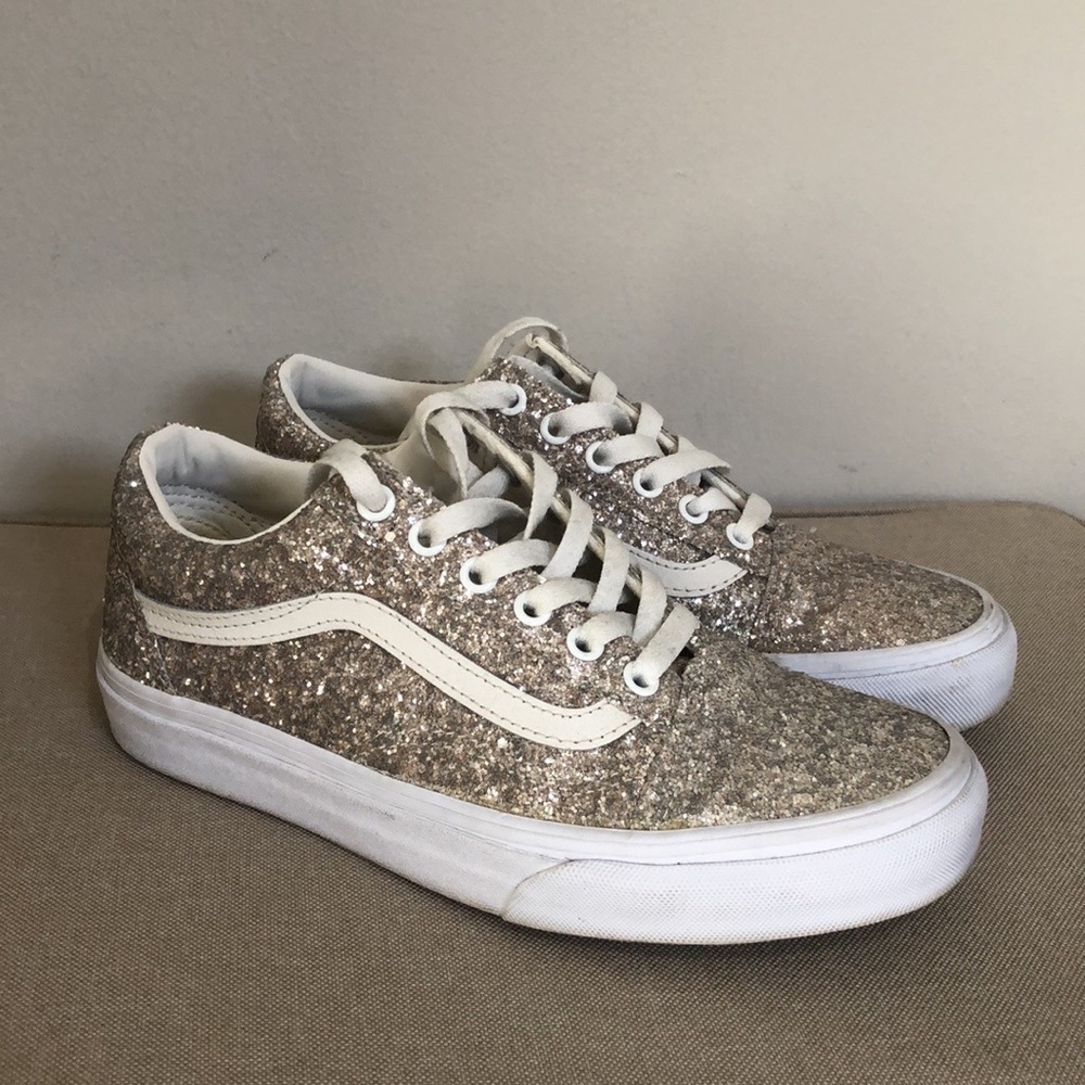 Vans Womens Old Sokol Sparkle Sneaker